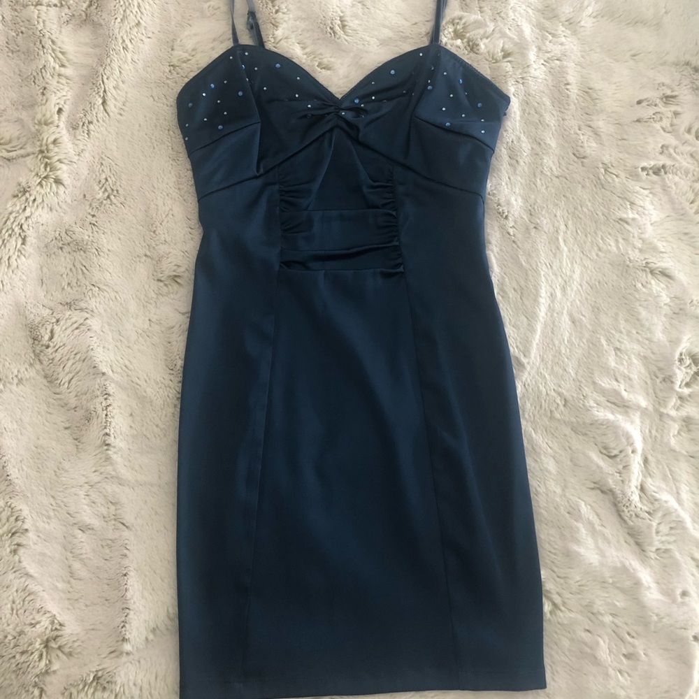 Guess Blue Satin Gem Mini